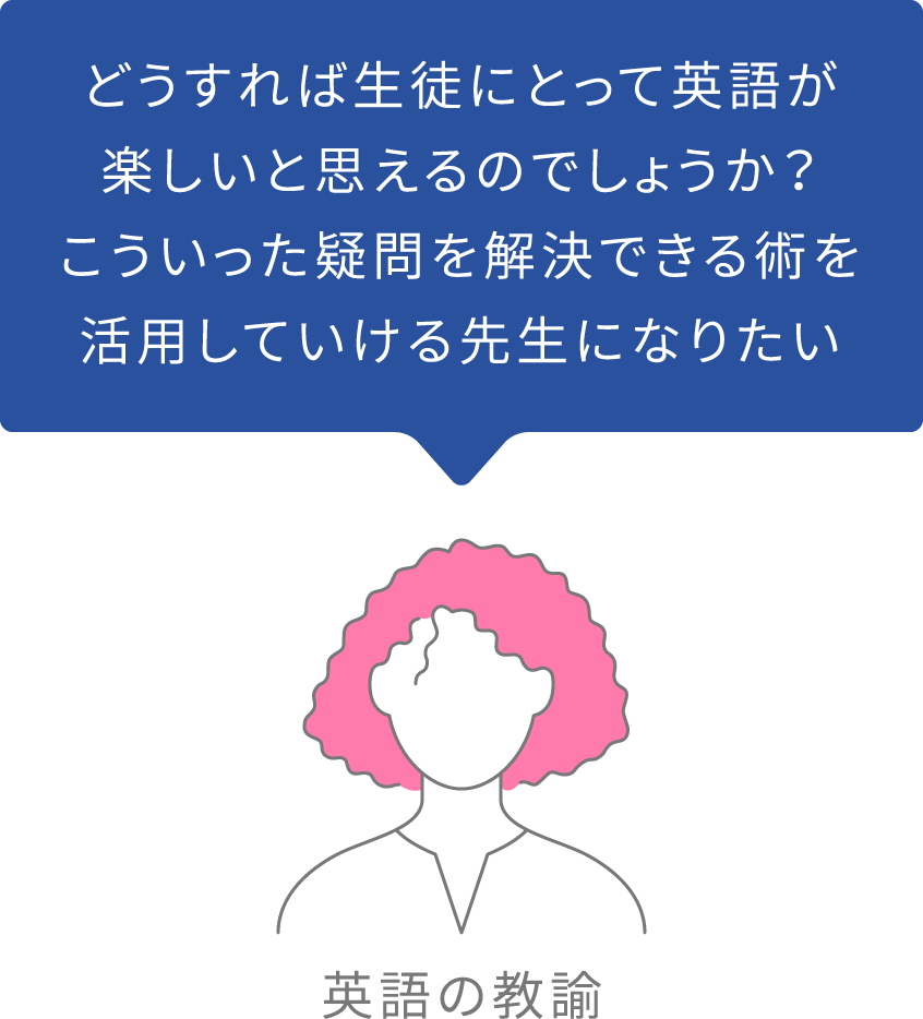 英語の教諭 どうすれば生徒にとって英語が楽しいと思えるのでしょうか？こういった疑問を解決できる術を活用していける先生になりたい